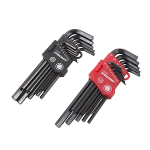 Steelman 26 Piece Long Arm Hex Key Allen Wrench Set SAE Metric 41935 - Picture 1 of 6