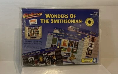 GeoSafari Wonders Of The Smithsonian EI-8716, 20 Games Package, 1992, New Sealed - Image 1 of 4