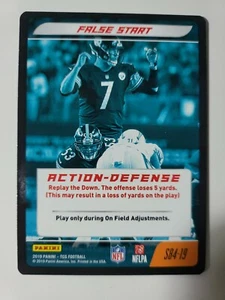 2019 NFL Five Ben Roethlisberger FALSE START card #S84-19 - Picture 1 of 2