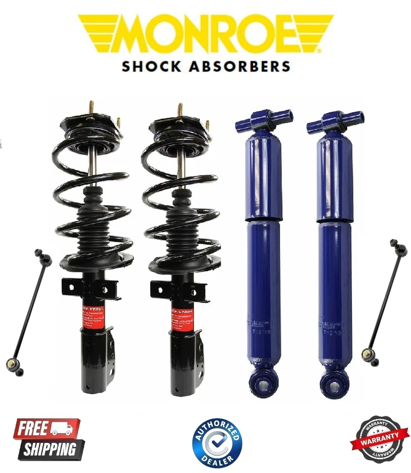 Muelles helicoidales y amortiguadores traseros con barra estabilizadora para Buick Chevy GMC Acadia Foto 1 de 1