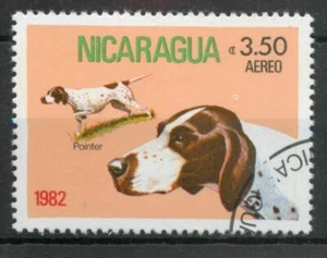 Pointer dog Nicaragua 1982 stamp A184 - Picture 1 of 1