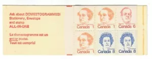 BOOKLET BK74, SIR JOHN A. MACDONALD, QUEEN ELIZABETH II, RANDOM COVER, CANADA - Bild 1 von 1
