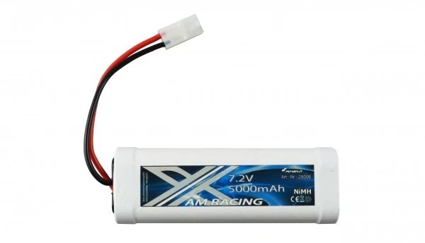 NIMH AKKU 7,2V 5000MAH von AM Racing / AMEWI 28006, Tamiya Stecker - Bild 1 von 1