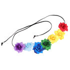 2 Pcs Hochzeit Stirnband Blumenstirnband Blumenkopfbedeckungen Haar Haarschmuck