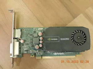 Nvidia Quadro 600 1GB DDR3 PCIe Graphics Card DVI & Display ports - Picture 1 of 3