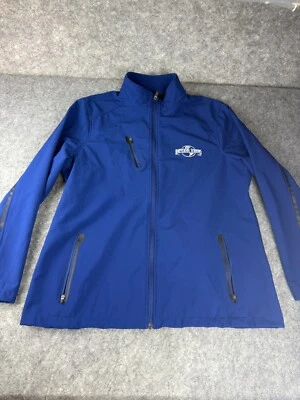 Universal Studios Full Zip Embroidered Blue Soft-Shell Jacket Women's Size 2XL - Image 1 of 4