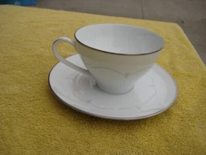 Cup & Saucer Set Noritake Whitebrook 6441 - Picture 1 of 10