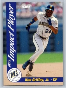 1992 Score - Impact Players #28 Ken Griffey Jr - Picture 1 of 2