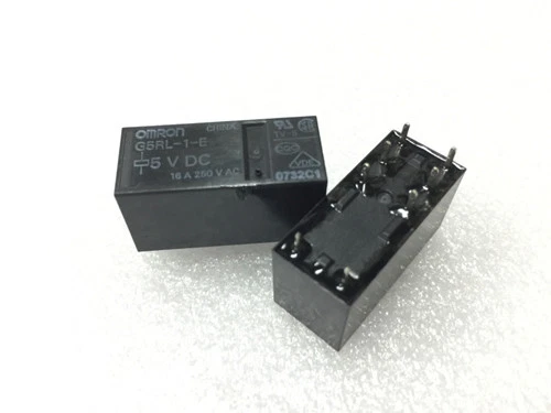 2pcs 5V 8pins G5RL-1-E-5VDC OMRON Relay - Image 1 of 1
