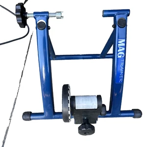 Graber Mag Trainer Cycling Bicycle Indoor Training Stand Cycle Trainer Blue - Picture 1 of 6