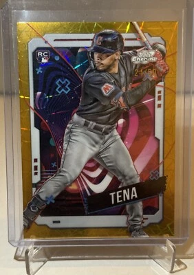 2024 Topps Chrome Cosmic - Jose Tena - Gold Rookie - 24/50! - Image 1 of 2