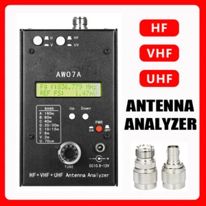 AW07A HF + VHF + UHF SWR Analizator antenowy Tester Miernik Szynka Radio Hobbyści 10-500Ω - Zdjęcie 1 z 12