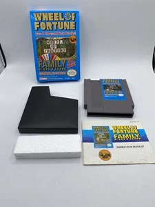 NES Wheel of Fortune - Family Edition Complete In Box Nintendo CIB - Picture 1 of 10