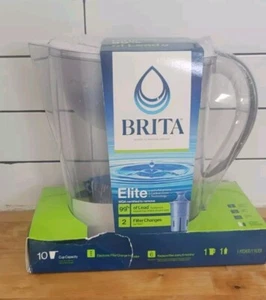 Brita 6 Cup Elite Advanced Carbon Core Technology Smart Filter Indicator New - Foto 1 di 5