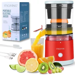 ITSGIVING Orange, Lemon & Citrus Juicer, Wireless, Portable, USB-C Rechargeable - Picture 1 of 12