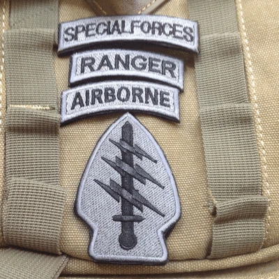 4-IN-1 USA Flag U.S. Airborne Special Forces RANGER BADGE PATCH - Image 1 of 4