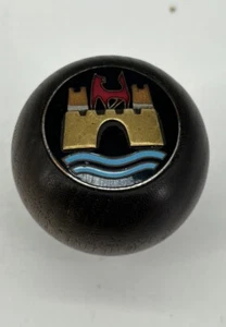 Vintage VW Shift Knob Formula Vee Wolfsburg Walnut 68-79 Volkswagen 12mm - Picture 1 of 8
