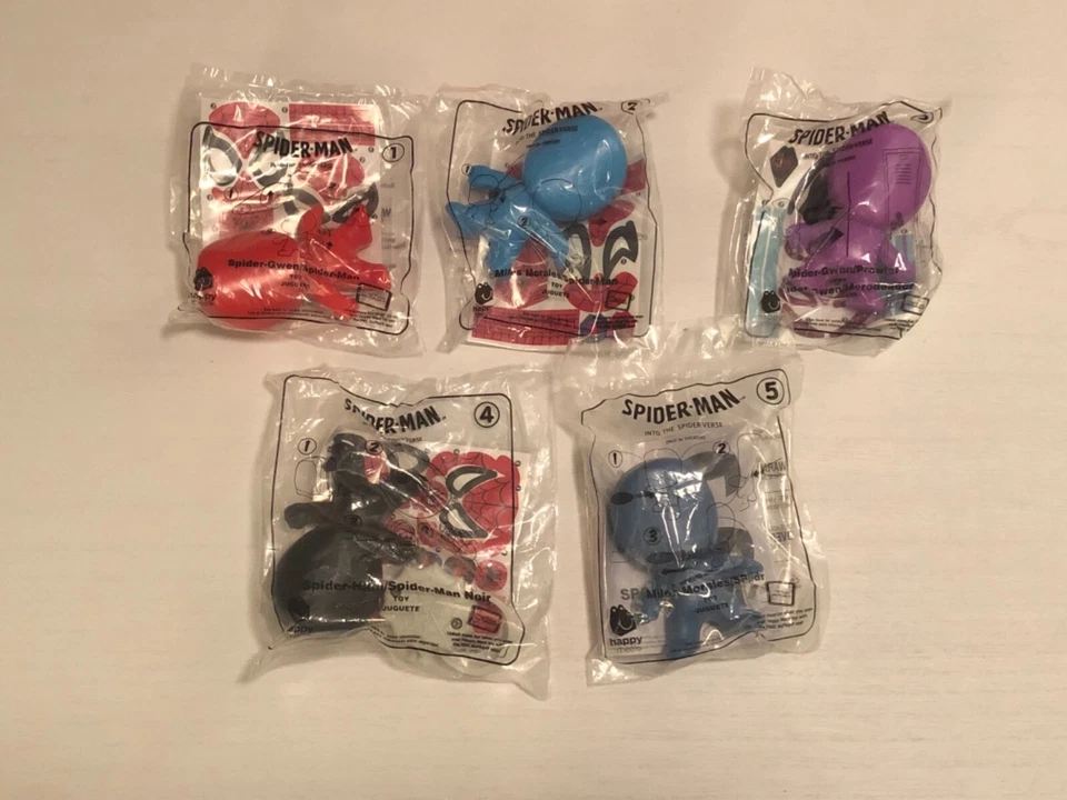 McDonald’s Happy Meal Toys 2018 Spider-Man into the spider Verse Brand New - Image 1 of 1