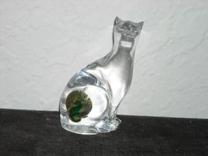 Waterford Small Cat Figurine - Picture 1 of 3