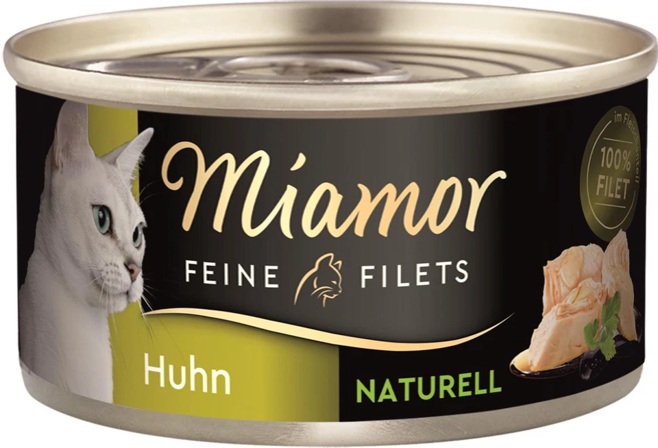 Miamor Feine Filets Naturelle Huhn Pur 24x 80g Nassfutter Katzenfutter - Bild 1 von 1