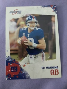 2010 Score Football #190 Eli Manning - Picture 1 of 2