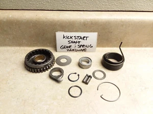 VTG 1975-1978 Honda XL350 XL250 TL250 Engine Kick Start Shaft Gear Lot ANX-C55 - Picture 1 of 12