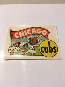 Calcomanía vintage de los Chicago Cubs de los años 50 - Imagen 1 de 8