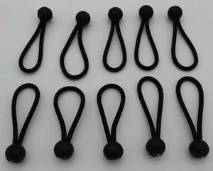 BOOTSABDECKUNG ZUBEHÖR 10 X 75 MM BUNGEE SHOCKCORD SCHLAUFEN ZUM FESTBINDEN - Bild 1 von 2