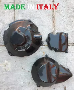 KIT PARACARTER COPRI CARTER MOTORE CARBONIO KAWASAKI Z 750 dal 2007 al 2015 - Picture 1 of 4