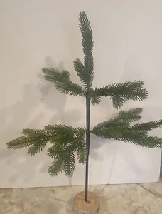New! Target Bullseye Mini Faux Skinny Christmas Tree 19 In Farmhouse Decor - Picture 1 of 3