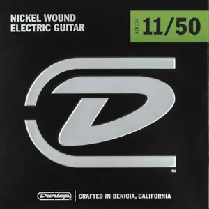 JEU DE CORDES GUITARE ELECTRIQUE NICKEL MEDIUM HEAVY 11-50 DUNLOP DEN1150 - Picture 1 of 2