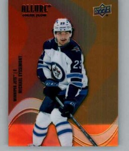 2022-23 Upper Deck Allure Color Flow Red-Orange #SF-67 Michael Eyssimont Jets 