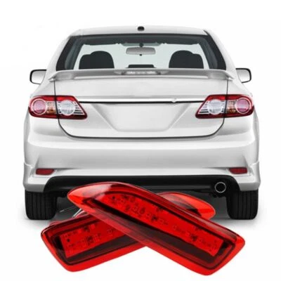LED Rear Bumper Reflector Brake Lights For Toyota Corolla Lexus 2011 2012 2013 - Image 1 of 4