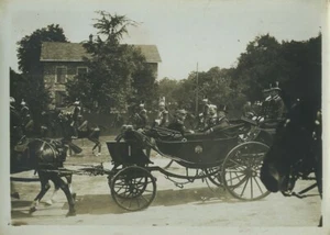 Frankreich Raymond Poincaré Präsident Trainer Beaudemoulin? Altes Rollenfoto 1913 - Bild 1 von 3