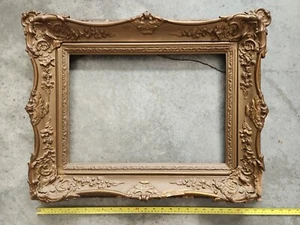 13 1/2 X 19 1/2 cadre de peinture miroir antique ouverture - Photo 1/10