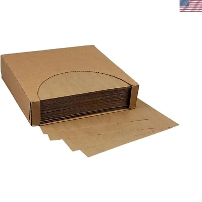 12x12 Natural Kraft Waxed Paper Wrap Sheets - 1000 in Convenient Dispenser - Image 1 of 2