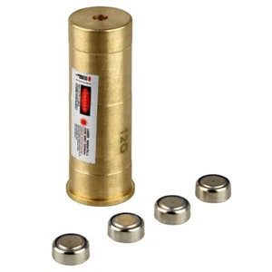 Red Laser Bore Sight 12 Gauge Cartridge Boresighter for 12GA Shotgun - Picture 1 of 4