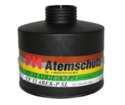 SCOTT SAFETY Scott Pro 2000 CF32 ABEK P3 Filter 11/2023 40mm Sealed CBR NBC ABC S10 FM12 Mask