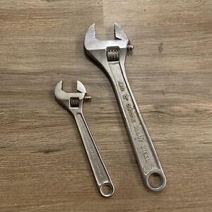 12 inch & 8 inch adjustable wrenches