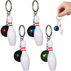 8 mini porte-clés à broches bowling porte-clés créatifs-FS