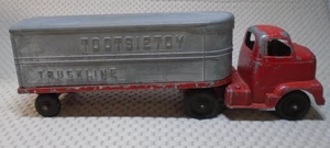 VINTAGE TOOTSIETOY TRUCKING TRACTOR TRAILER TRUCK 7.5" LONG - Picture 1 of 6