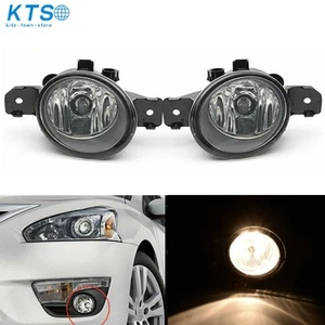 Fog Lights W/H11 Halogen Bulbs For Nissan Altima Maxima Sentra Infiniti RH&LH - Picture 1 of 10
