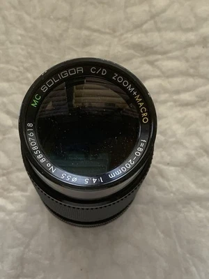 MC SOLIGOR C/D ZOOM+MACRO F=80-200mm 1:4.5 LENS No. 885807618 - Image 1 of 4