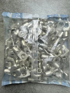 BM 01749, Uninsulated Ring Cable Lug, Size 35mm2 2AWG, M12 Hole,100 Pc's Per Pkt - Picture 1 of 2