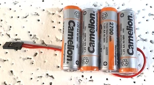 Camelion Empfänger Akkupack  AA 4,8V  2700mA  4er Reihe  mit Graupner - Stecker - Picture 1 of 1