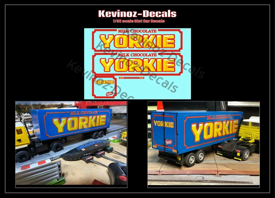 1/32 scale decals for Scalextric Truck / Lorry / C301 - various liveries - image 1 of 1