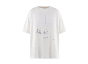 EVANGELION x GEEKS RULE SAINT Mxxxxxx x SS Tee White Japan New - Picture 1 of 2