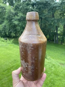 Botella de cerveza de gres McCrudden Campbell & Co Philadelphia PA - Imagen 1 de 21