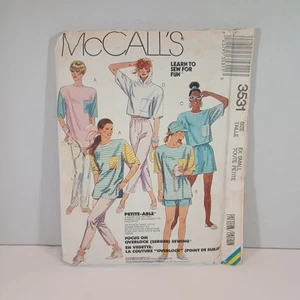 Pantalones Cortos McCall's 3531 Talla Ex Pequeños 6-8 Misses Tejidos Elásticos - Imagen 1 de 3