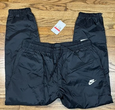 NWT Nike Pants Black CN8774-010 Windbreaker Track Joggers Athletic Swoosh Large - Image 1 of 4